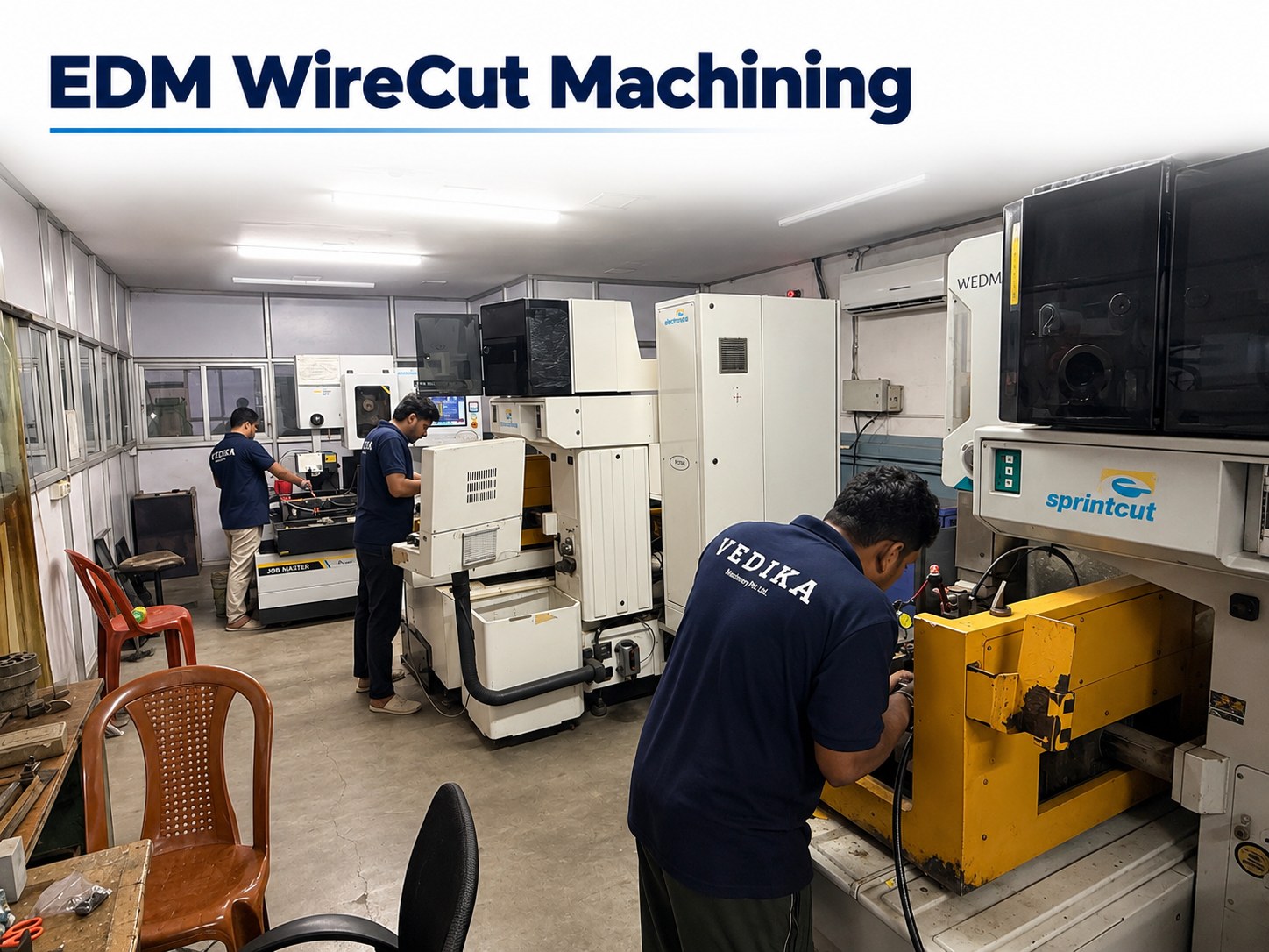 EDM wire-cut machining